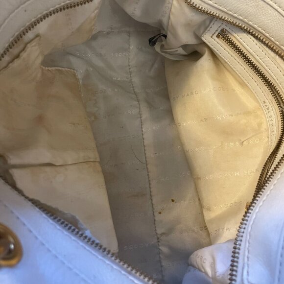 Marc Jacobs Grey and White Crossbody Purse - Picture 7 of 9